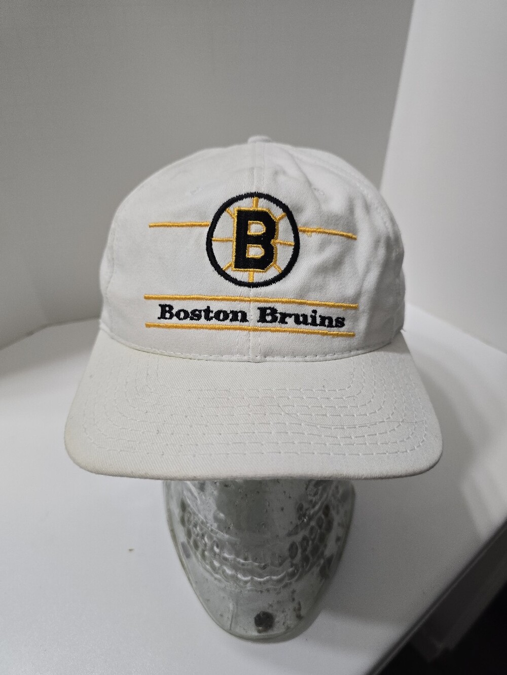 The Game Vintage Boston Bruins White NHL Baseball Cap